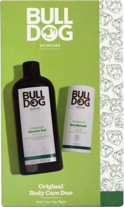 Bulldog Original sprchový gel pro muže 500 ml + deodorant roll-on 75 ml