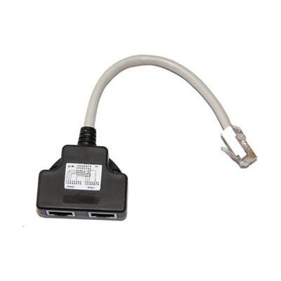 Adaptér rozdvojka RJ45, 1x8p8c/2x8p4c, PC-PC, stíněný – Zboží Mobilmania