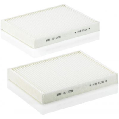 Filtr, vzduch v interiéru MANN-FILTER CU 2736-2 MF CU2736-2 – Hledejceny.cz