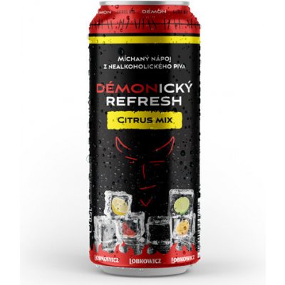 Démonický Refresh Citrus mix 0,5 l (plech) – Hledejceny.cz