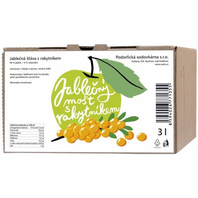 Ovocňák Jablko a rakytník 3 l – Zboží Dáma