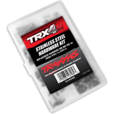 Traxxas 1:18 TRX-4M: Spojovací materiál nerez kompletní sada – Zbozi.Blesk.cz