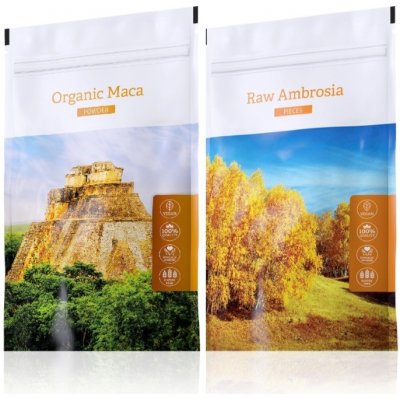 Energy Organic Maca caps 120 kapslí + Raw Ambrosia pieces 100 g