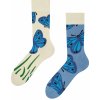 Dedoles Veselé bambusové ponožky Motýl modrásek D-U-SC-RS-C-B-1554