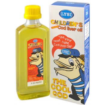 Lýsi Island Olej s tresčích jater pro děti citronová 240 ml