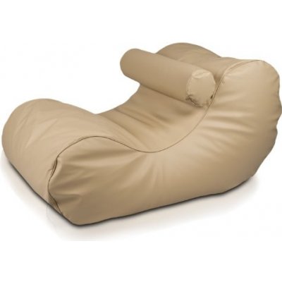 TiaHome sedací vak Lehátko XL ekokoža bíla – Zboží Dáma