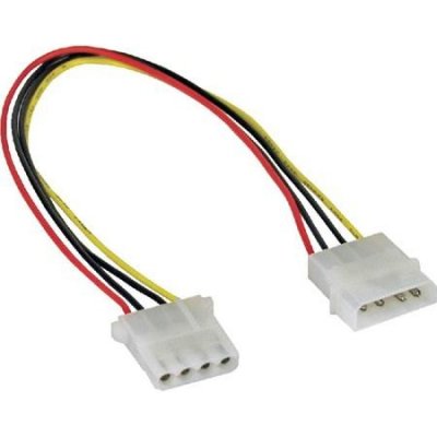 PremiumCord prodlužovací napájecí kabel 5,25" molex 37cm KN-21 – Zboží Živě
