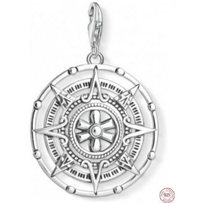 Charm Sterlingové stříbro 925 Mayský kalendář, přívěsek na náramek symbol