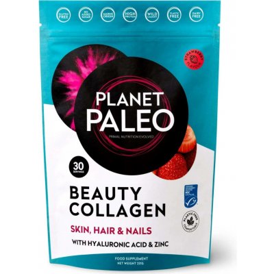 Planet Mořský kolagen Beauty s kyselinou hyaluronovou příchuť jahoda 231 g – Hledejceny.cz