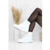 Dámské kotníkové boty Cathay moda kotníkové sněhule 3458-2WH bílé