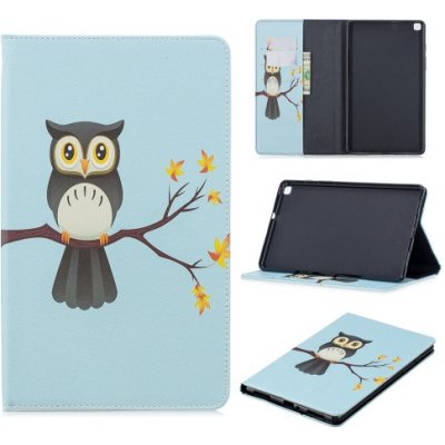 Protemio Art zaklapovací obal Samsung Galaxy Tab A 8.0 2019 T290/T295 27824 owl – Zboží Mobilmania