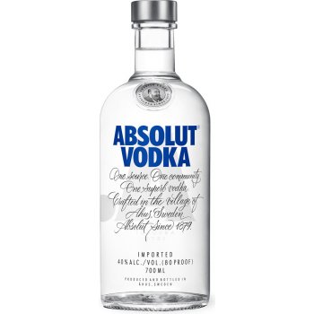 Absolut Blue 40% 0,7 l (holá láhev)