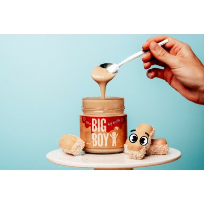 Big Boy Proteinový lískoořechový krém Big hrošík 220 g – Zboží Dáma