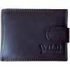 Peněženka malá pánská kožená peněženka s přezkou wild fashion4u hnědá