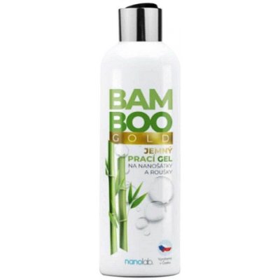 Nanolab Jemný prací gel na šátky a roušky BAMBOO Gold 300 ml