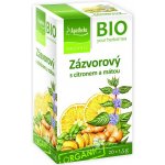 Apotheke Mediate BIO Zázvor s citronem a mátou čaj 20 x 1,5 g – Zboží Dáma
