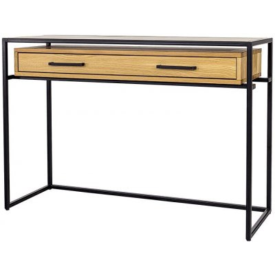 TREND nábytek TS 370 METAL dub přírodní, Barva kovu: ČERNÁ matná – Zboží Dáma