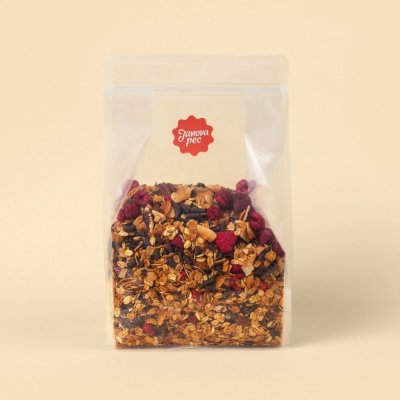 Janova pec Malinové pečené müsli 1000 g – Zboží Mobilmania