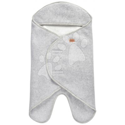 Babynomade Zavinovačka Double Fleece Beaba Heather extra teplá šedá – Hledejceny.cz