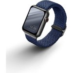 Uniq Aspen Braided řemínek pro Apple Watch 44/42mm modrý UNIQ-44MM-ASPOBLU – Zboží Živě