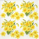 Ubrousek 33x33 cm NARCISKY – HobbyKompas.cz