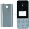 Náhradní kryt na mobilní telefon Kryt Nokia 230 přední + zadní + klávesnice bílý