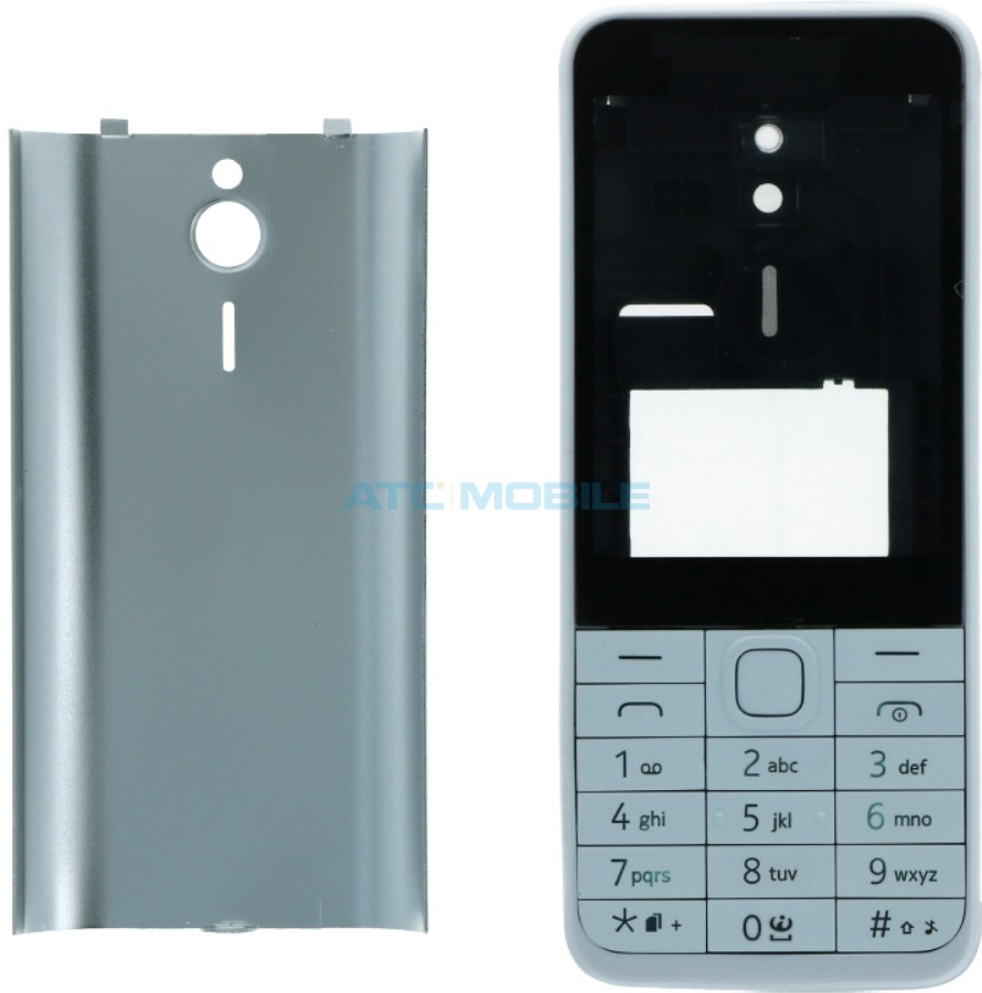 Kryt Nokia 230 přední + zadní + klávesnice bílý