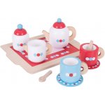 Bigjigs Toys čajový servis s puntíky – Zboží Dáma