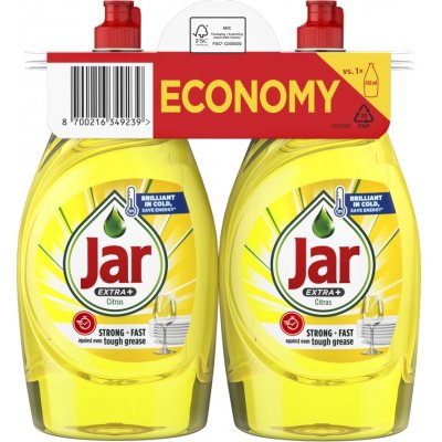 Jar Extra prostředek s vůní citronu 2 x 430 ml – HobbyKompas.cz