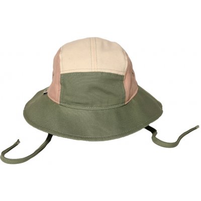 KiETLA klobouček s UV ochranou rok Green Natural Pink