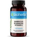 Bioherba Černý bez, echinacea a vitamin C 100 kapslí – Hledejceny.cz