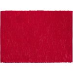 SCANquilt prostírání RIB uni s lurexem červenostříbrná běhoun delší strana 100-170 cm – Zboží Dáma