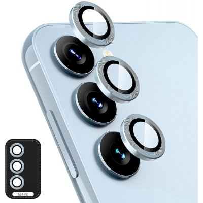 ENKAY ALU Sklo pro fotoaparát Samsung Galaxy S24 FE 5G BLUE 89762 – Zboží Živě