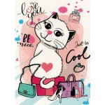 Pohlednice Love you - kočička – Zboží Mobilmania