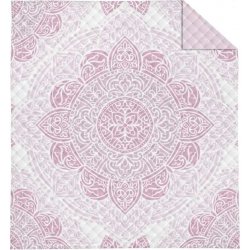 Detexpol Přehoz na postel Mandala rosé 200 x 240 cm