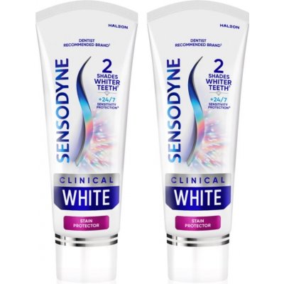 Sensodyne Clinical White 2 x 75 ml – Hledejceny.cz