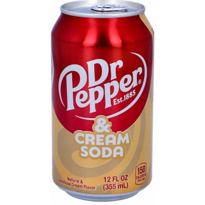 Dr Pepper Cream Soda 355 ml – Zboží Mobilmania