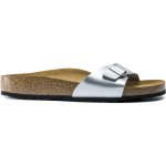 Birkenstock Madrid Birko-Flor stříbrné – Zbozi.Blesk.cz