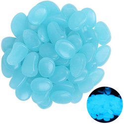 Verk 01467 Svítící kameny 100 ks modré