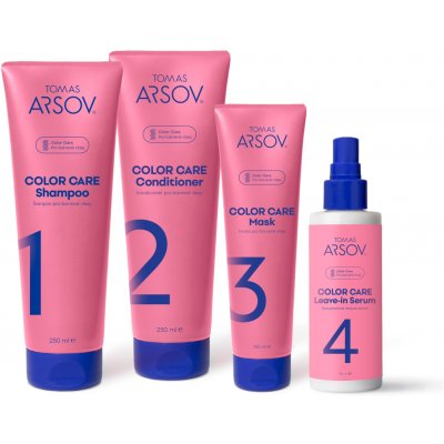 Tomas Arsov Color care šampon 250 ml + kondicionér 250 ml + maska 150 ml + bezoplachové sérum 150 ml – Zboží Mobilmania