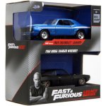 Jada Rychle a zběsile Twin Pack Chevrolet Camaro 1969 a Dodge Charge Wide Body 1968 Wave 2/1 1:32 – Zboží Dáma