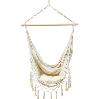 Textilomanie Brasilia závěsné křeslo béžové – Zboží Mobilmania