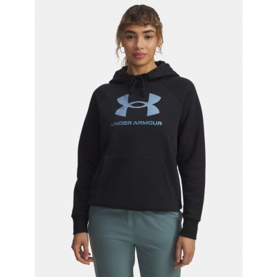 Under Armour UA Rival Flc Shimmer Hdy-BLK černá – Zboží Mobilmania