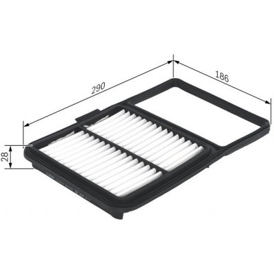 BOSCH F 026 400 170 Vzduchový filtr (F026400170) – Hledejceny.cz