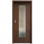 Sapeli Elegant Komfort M55 posuvné ořech americký 110 x 197 cm Satináto bílé – Hledejceny.cz