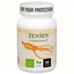 Natural Medicaments Ženšen+vitamín E 60 kapslí – Hledejceny.cz