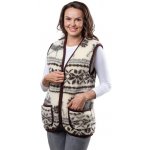 decoDoma dámská vesta z ovčí vlny Sob – Zboží Dáma