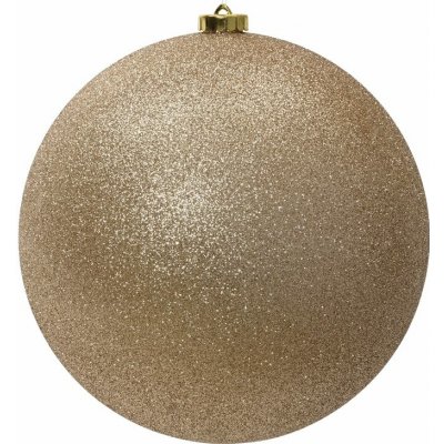 KAEMINGK Vánoční plastová ozdoba champagne s flitry, 25 cm – Hledejceny.cz