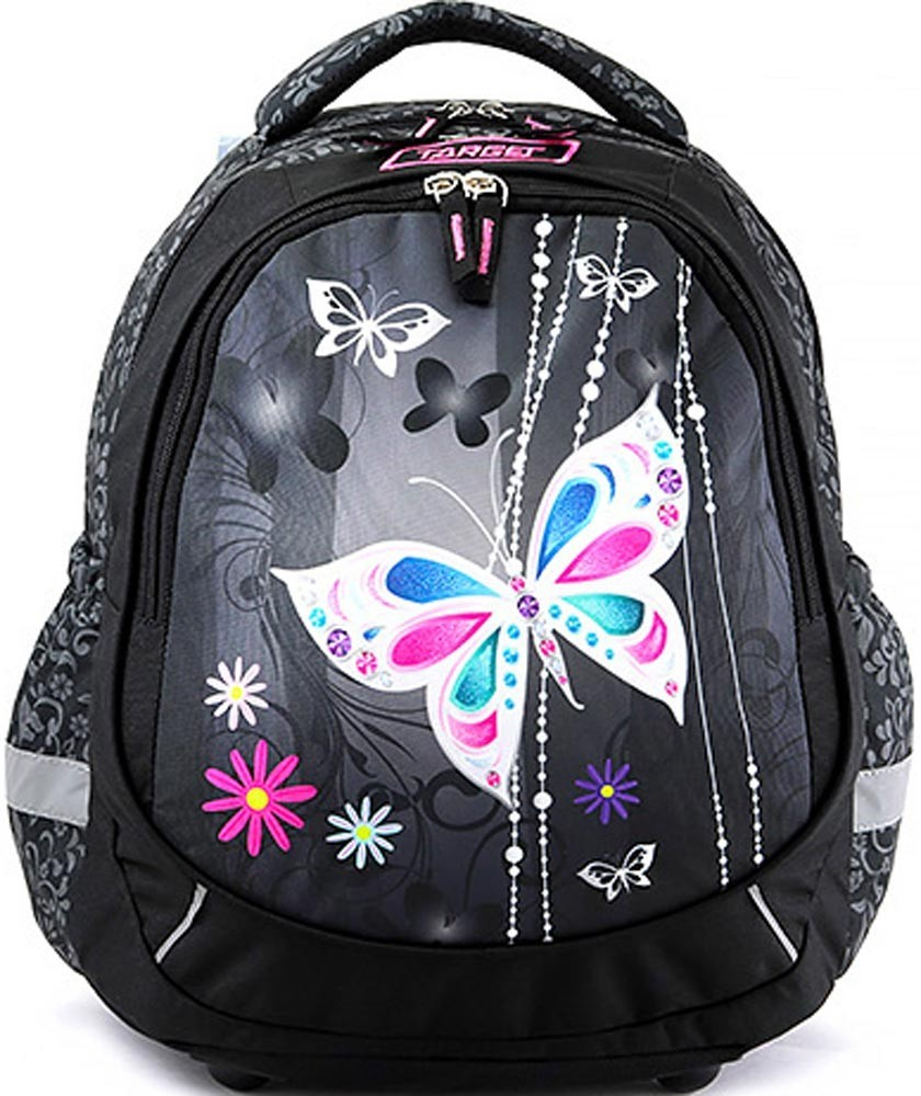 Target batoh s motýly černá