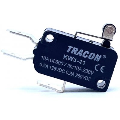 Tracon electric Mikrospínač se zkrácenou pákou a kladkou 15mm – Zboží Mobilmania